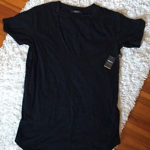 Black Cutout Tshirt Dress
